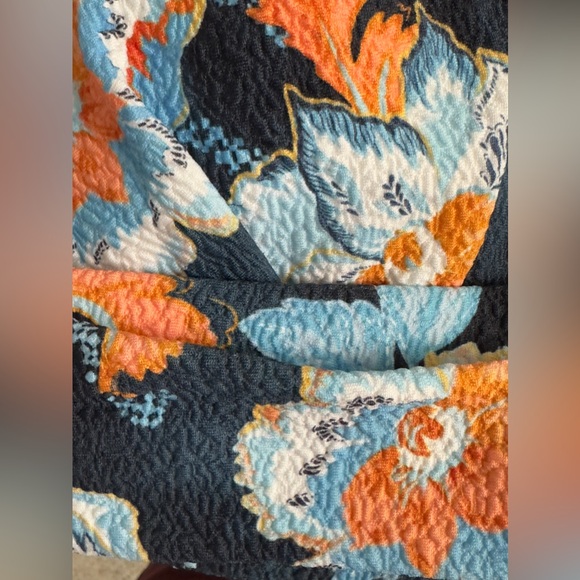 SEAFOLLY - Spring Festival Cross Back One Piece - True Navy Orange Floral US 6 - Picture 10 of 10